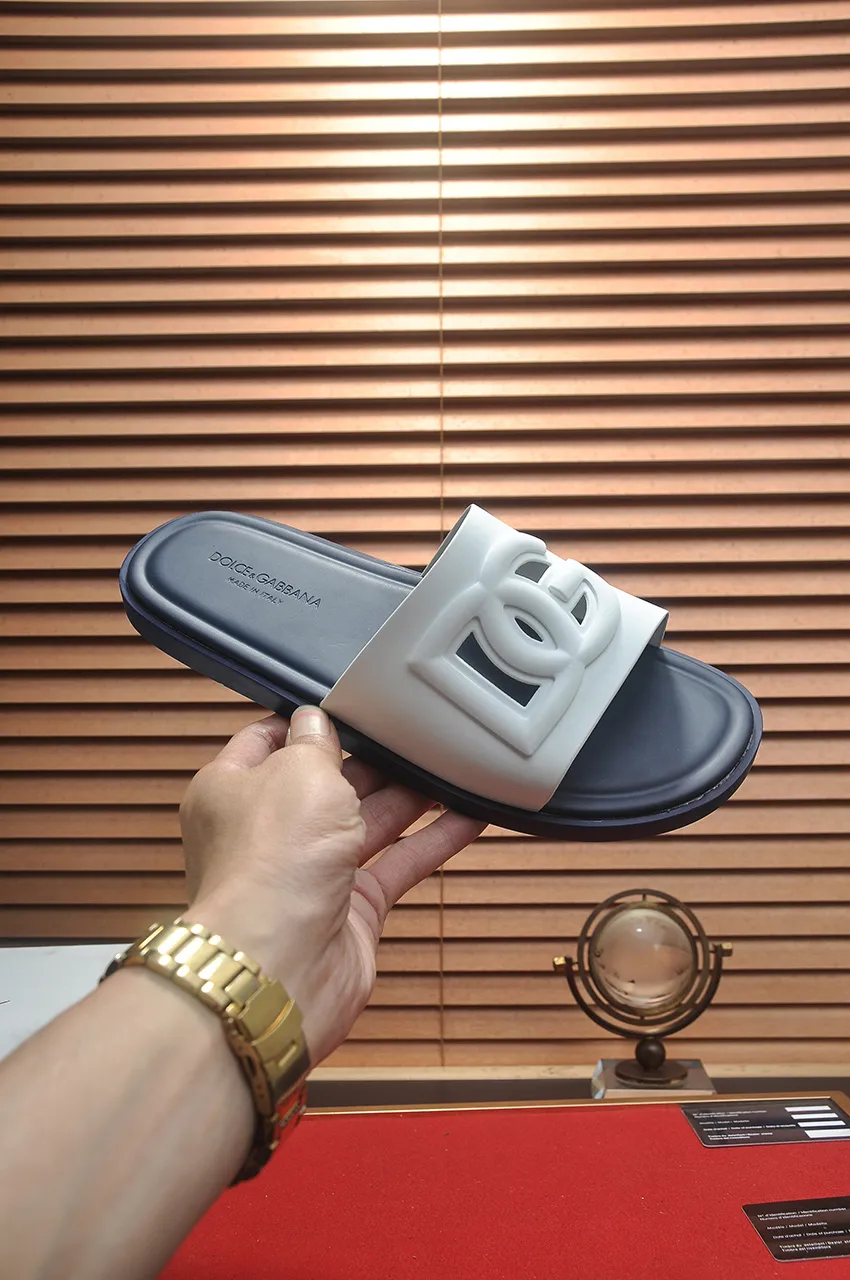 Men's shoes 💰280 [D&G] High-end quality Product trademark: DG "Dolce & Gabban*" slippers, Product material: Imported cowhide upper, original air cushion outsole, regular size: 38-45